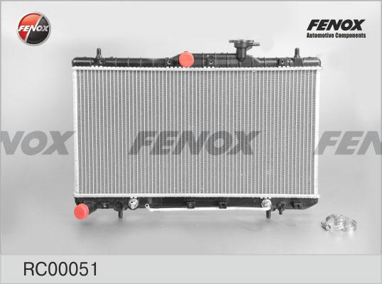 Fenox RC00051 - Радиатор, охлаждение двигателя autosila-amz.com