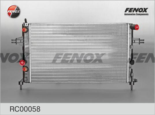 Fenox RC00058 - Радиатор, охлаждение двигателя autosila-amz.com