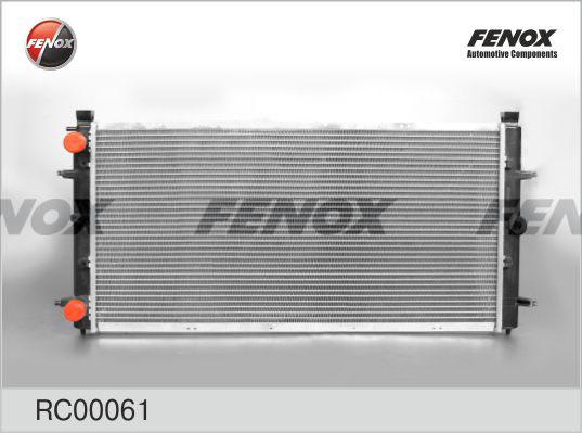 Fenox RC00061 - Радиатор, охлаждение двигателя autosila-amz.com