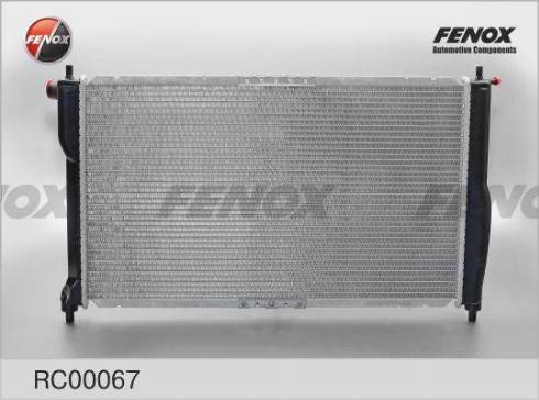 Fenox RC00067 - Радиатор, охлаждение двигателя autosila-amz.com