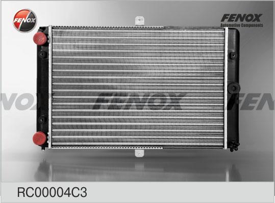 Fenox RC00004C3 - Радиатор, охлаждение двигателя autosila-amz.com