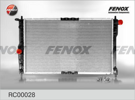 Fenox RC00028 - Радиатор, охлаждение двигателя autosila-amz.com