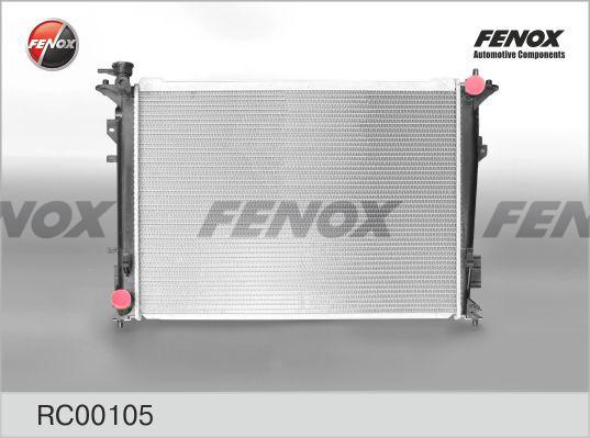 Fenox RC00105 - Радиатор, охлаждение двигателя autosila-amz.com