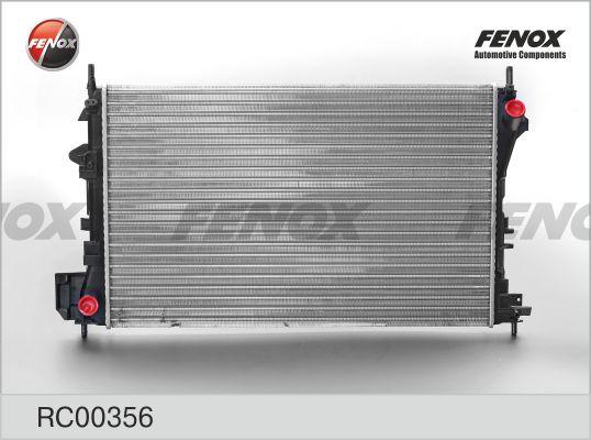 Fenox RC00356 - Радиатор, охлаждение двигателя autosila-amz.com