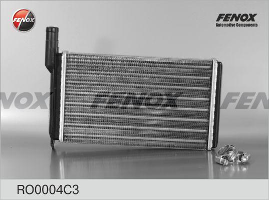 Fenox RO0004C3 - Теплообменник, отопление салона autosila-amz.com