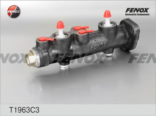 Fenox T1963C3 - Цилиндр главный привода тормозов ВАЗ 2101 2101-3505008M T1963С3 в инд. упак. чуг autosila-amz.com