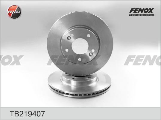 Fenox TB219407 - Тормозной диск autosila-amz.com