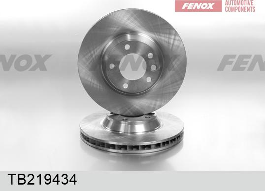 Fenox TB219434 - Тормозной диск autosila-amz.com