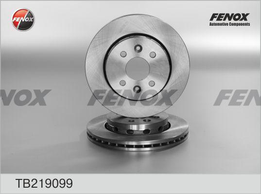 Fenox TB219099 - Тормозной диск autosila-amz.com