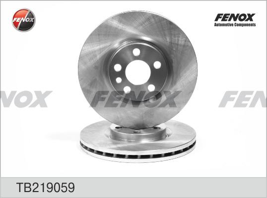 Fenox TB219059 - Тормозной диск autosila-amz.com
