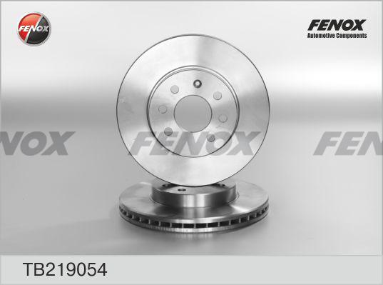 Fenox TB219054 - Тормозной диск autosila-amz.com