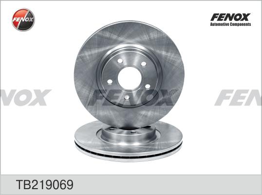 Fenox TB219069 - Тормозной диск autosila-amz.com