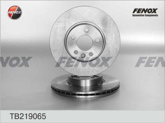 Fenox TB219065 - Тормозной диск autosila-amz.com