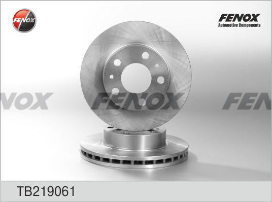 Fenox TB219061 - Тормозной диск autosila-amz.com