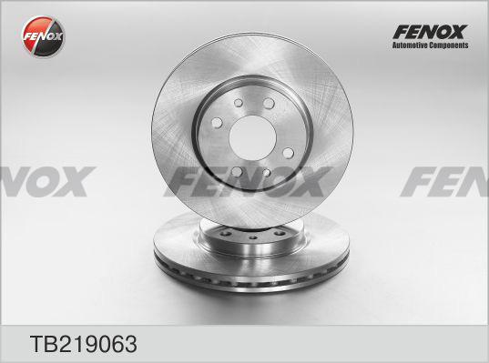 Fenox TB219063 - Тормозной диск autosila-amz.com