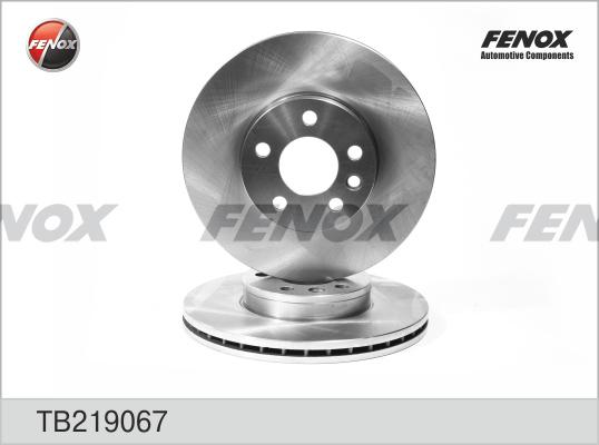 Fenox TB219067 - Тормозной диск autosila-amz.com