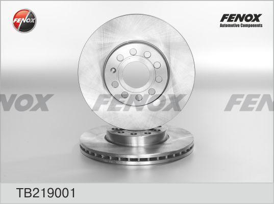 Fenox TB219001 - Тормозной диск autosila-amz.com