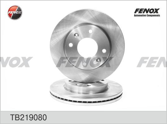 Fenox TB219080 - Тормозной диск autosila-amz.com