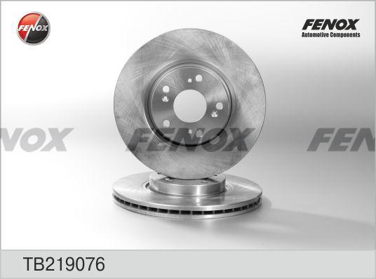 Fenox TB219076 - Тормозной диск autosila-amz.com