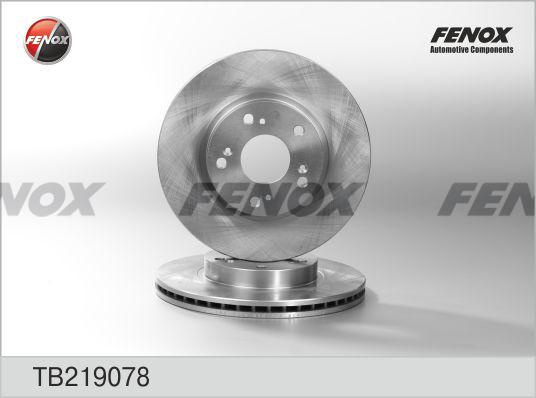 Fenox TB219078 - Тормозной диск autosila-amz.com