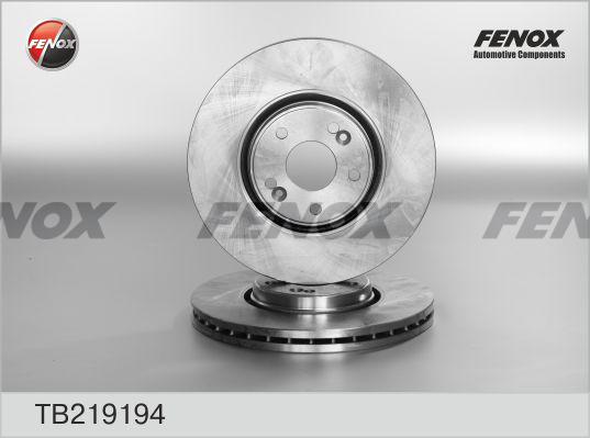 Fenox TB219194 - Тормозной диск autosila-amz.com