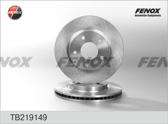 Fenox TB219149 - Тормозной диск autosila-amz.com