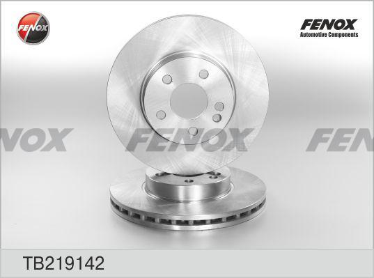 Fenox TB219142 - Тормозной диск autosila-amz.com