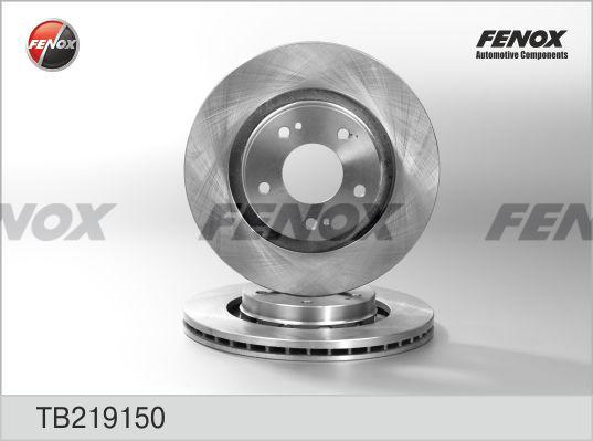 Fenox TB219150 - Тормозной диск autosila-amz.com