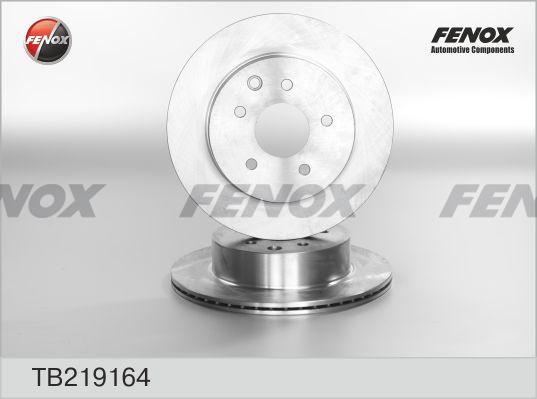 Fenox TB219164 - Тормозной диск autosila-amz.com