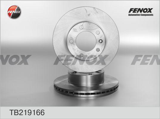 Fenox TB219166 - Тормозной диск autosila-amz.com