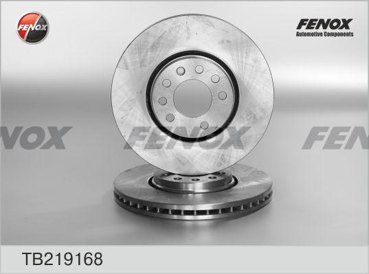 Fenox TB219168 - Тормозной диск autosila-amz.com