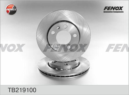 Fenox TB219100 - Тормозной диск autosila-amz.com