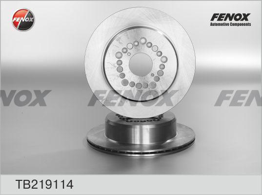 Fenox TB219114 - Тормозной диск autosila-amz.com