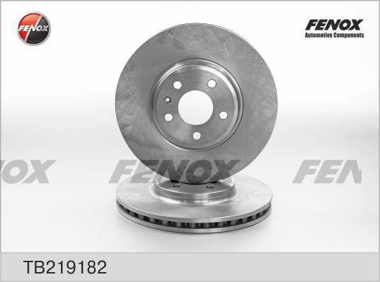 Fenox TB219182 - Тормозной диск autosila-amz.com