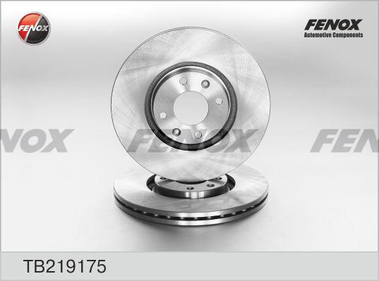 Fenox TB219175 - Тормозной диск autosila-amz.com