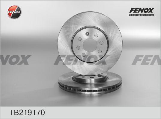 Fenox TB219170 - Тормозной диск передний (280x25) 4 отв. Opel Astra F Classic 03-05, Astra H 04-, Astra H Gtc 05-, As autosila-amz.com