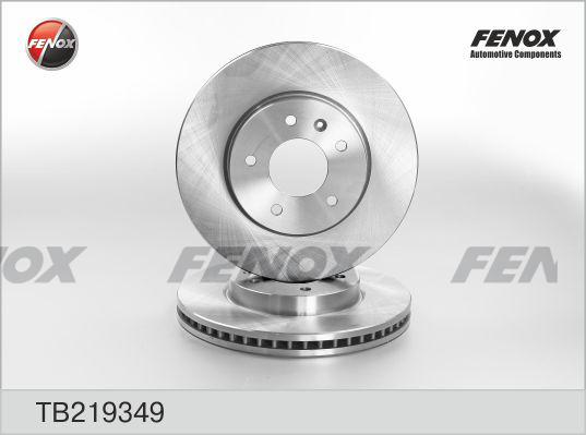 Fenox TB219349 - Тормозной диск autosila-amz.com