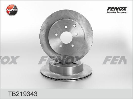 Fenox TB219343 - Тормозной диск autosila-amz.com
