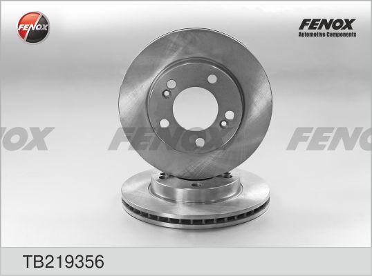 Fenox TB219356 - Тормозной диск autosila-amz.com