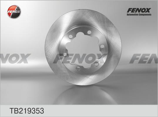 Fenox TB219353 - Тормозной диск autosila-amz.com
