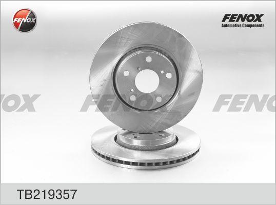Fenox TB219357 - Тормозной диск autosila-amz.com