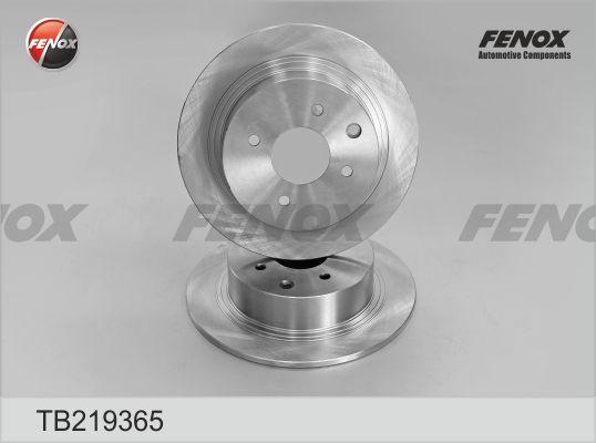 Fenox TB219365 - Тормозной диск autosila-amz.com