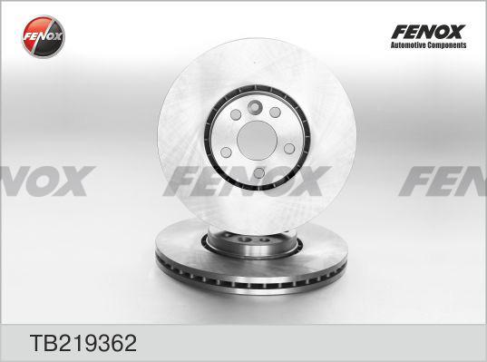 Fenox TB219362 - Тормозной диск autosila-amz.com