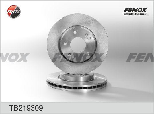 Fenox TB219309 - Тормозной диск autosila-amz.com