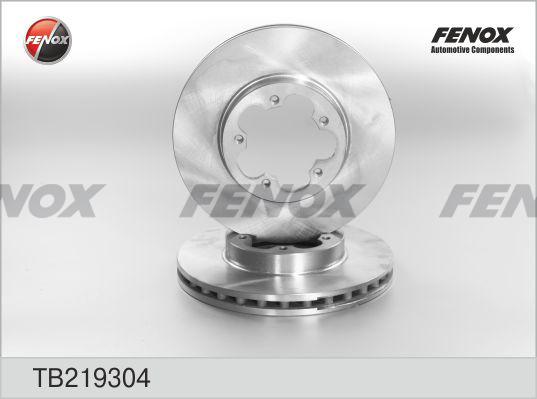 Fenox TB219304 - Тормозной диск autosila-amz.com