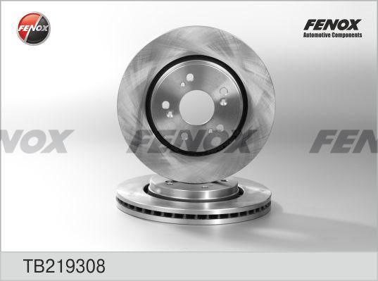 Fenox TB219308 - Тормозной диск autosila-amz.com