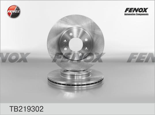 Fenox TB219302 - Тормозной диск autosila-amz.com
