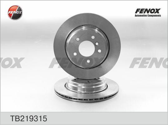 Fenox TB219315 - Тормозной диск autosila-amz.com