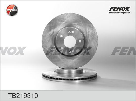 Fenox TB219310 - Тормозной диск autosila-amz.com