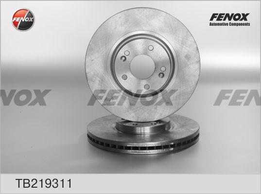 Fenox TB219311 - Тормозной диск autosila-amz.com